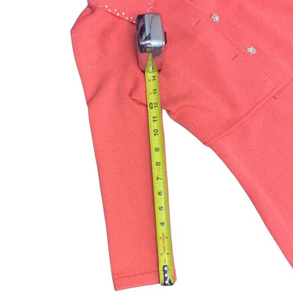 Vintage Knitted Sleeveless Bodycon Dress with Buttoned Blazer | Women's Small - Picture 6 of 8